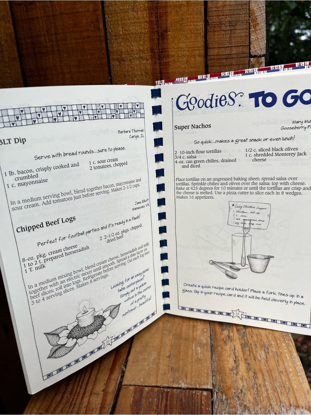 Goose Berry Patch Country Quick & Easy Cookbook - Red Plaid - Picture 12 of 12